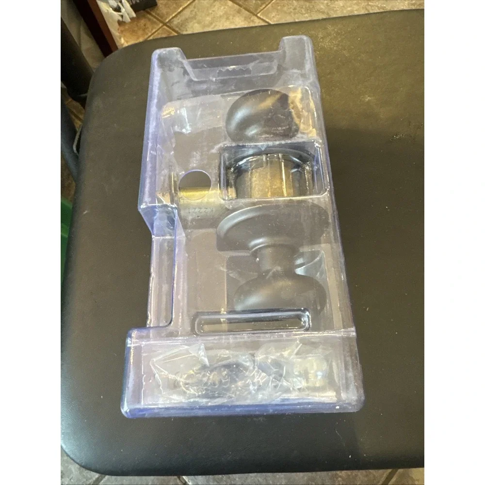 Schlage F10 v‎ GEO 716, Georgian Aged Bronze Hall/Closet Door Knob